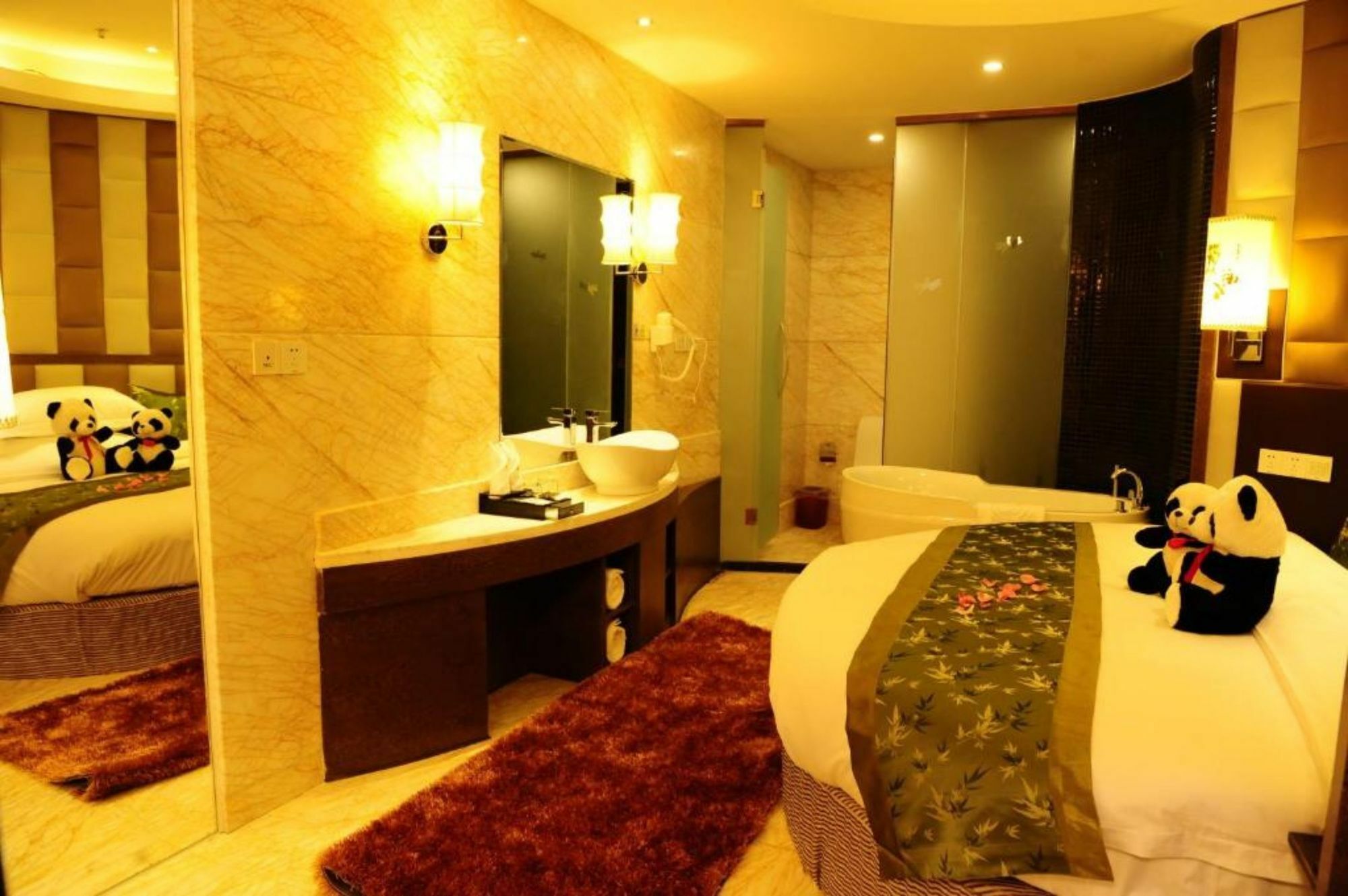 Chengdu Panda Prince Culture Hotel Eksteriør billede