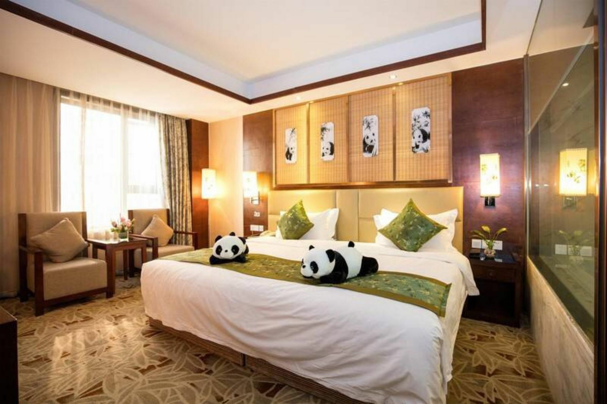 Chengdu Panda Prince Culture Hotel Eksteriør billede